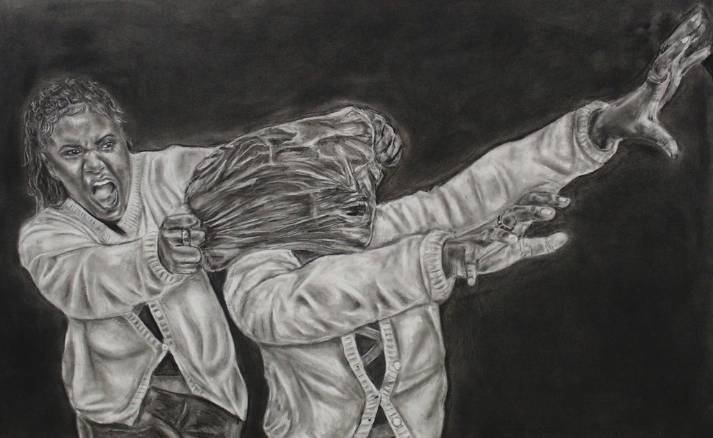 ORIGINAL - Destruction by association (approx: 30in x 40in) — click to see full image