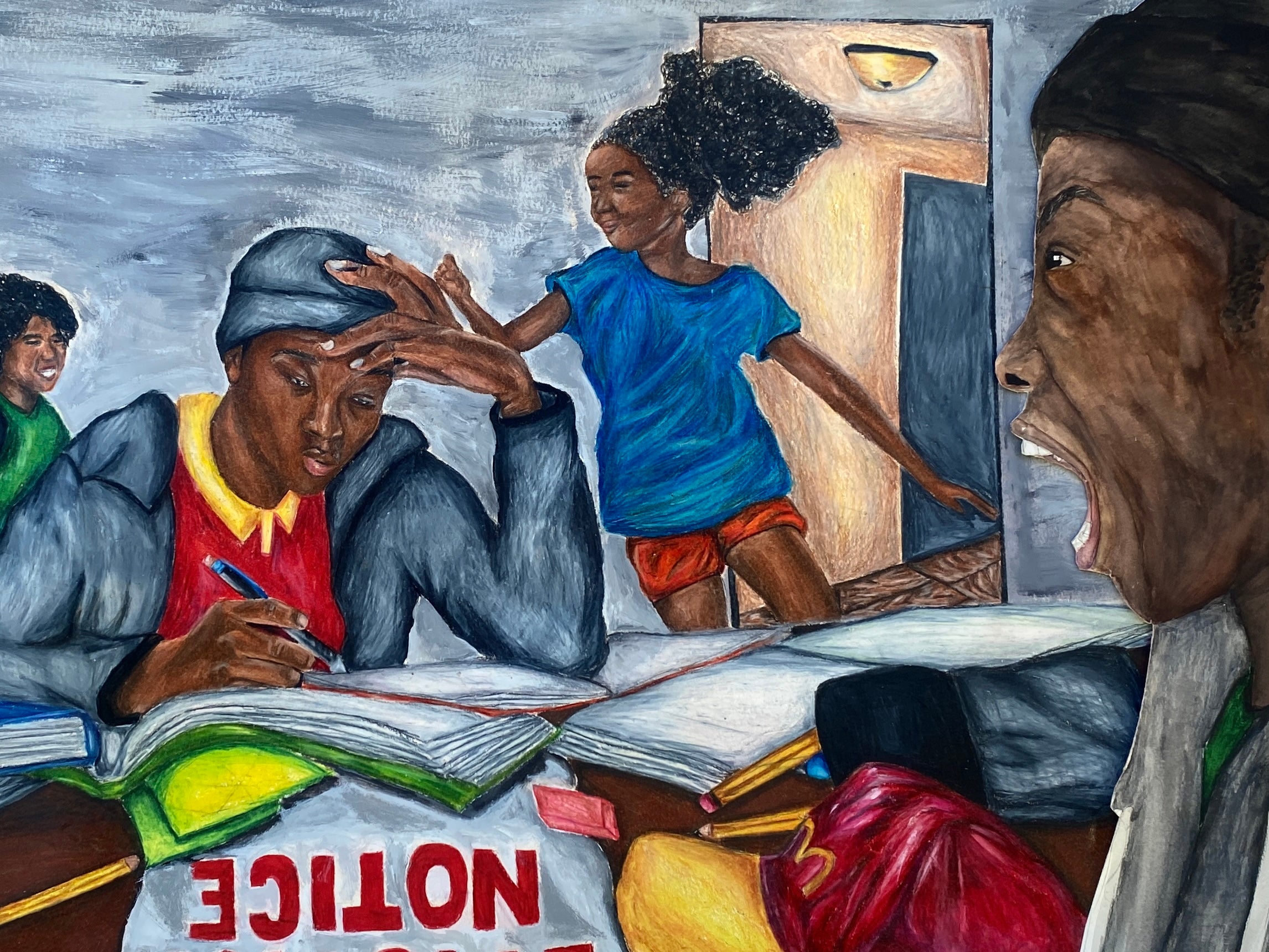 Young adult - 22in x 30in